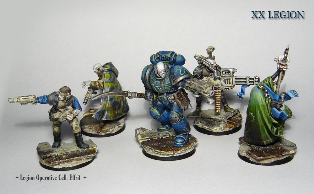 Munda, Alpha Legion, Biggerized, Conversion, Henchmen, Imperial Guard 